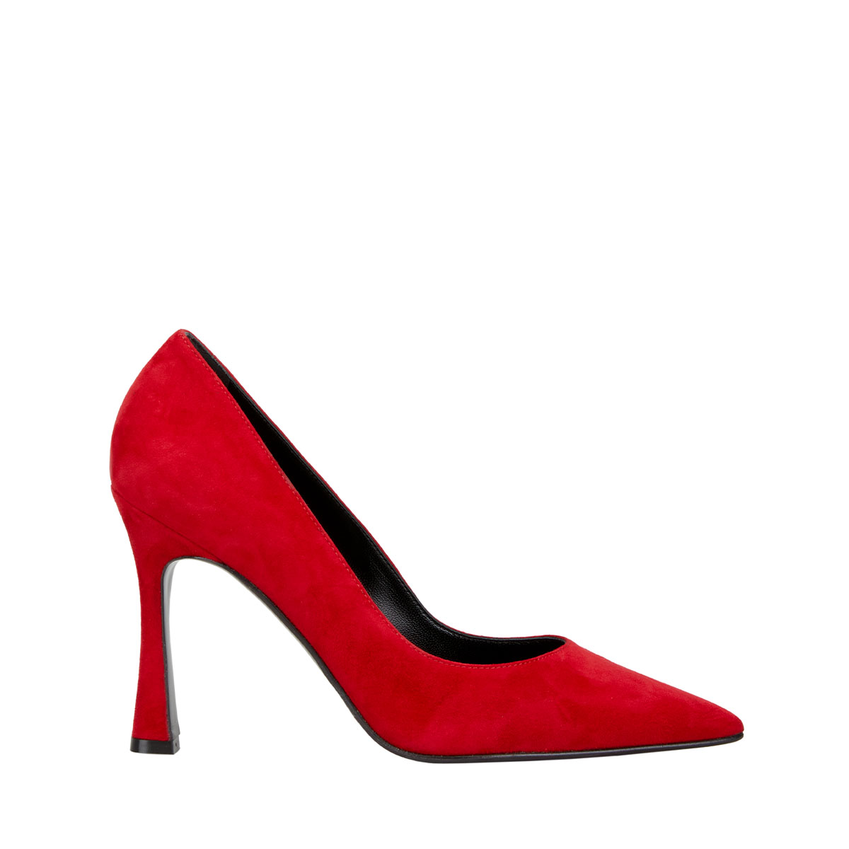 Lella Baldi - Pump Suede Rubino